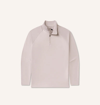 Southern Marsh Southampton Performance Quarterzip-Stripes / White & Gray