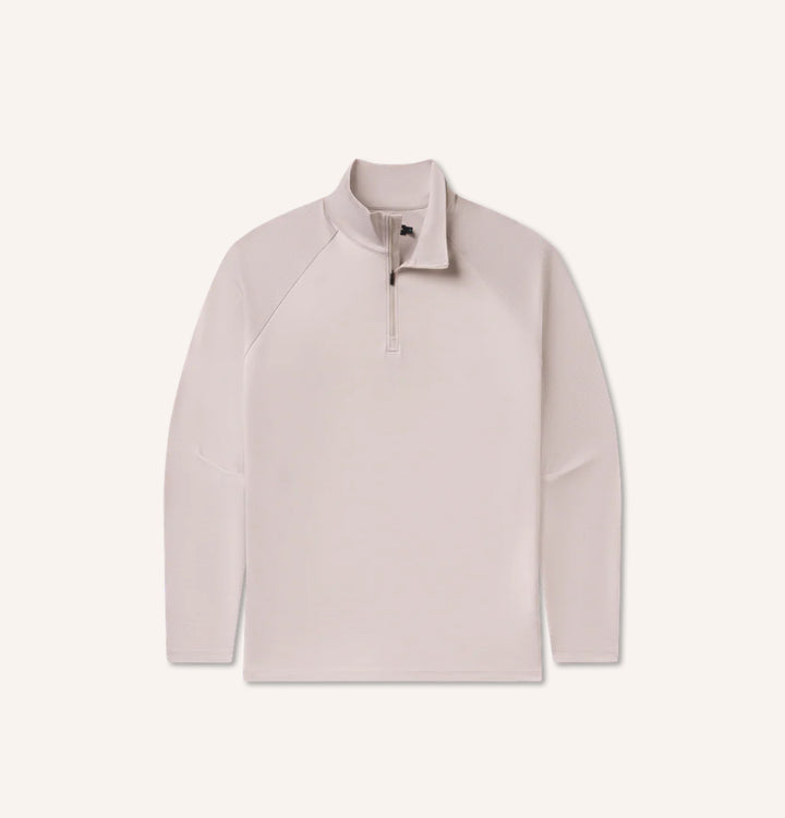 Southern Marsh Southampton Performance Quarterzip-Stripes / White & Gray