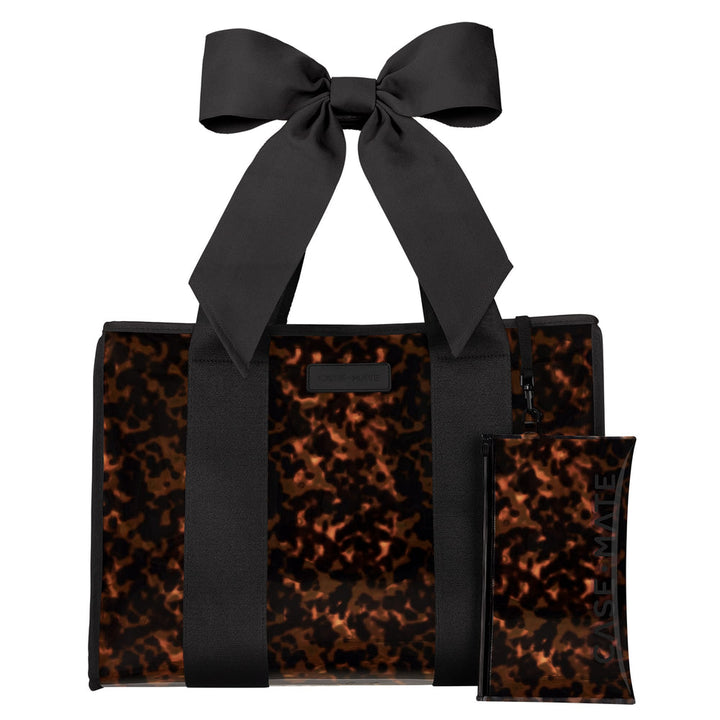 Case Mate Jelly Tote with Phone Pouch | Tortoise Shell Bow