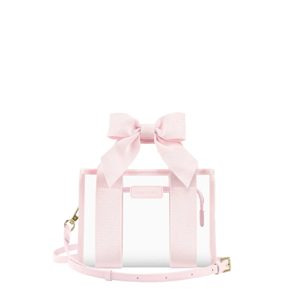 Casemate Stadium Tote with Strap Ballet Pink Bow
