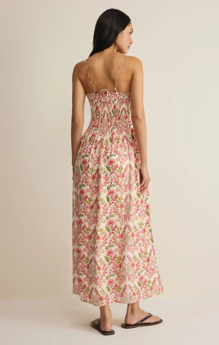 Cornelia Ami Floral Midi Dress Multi