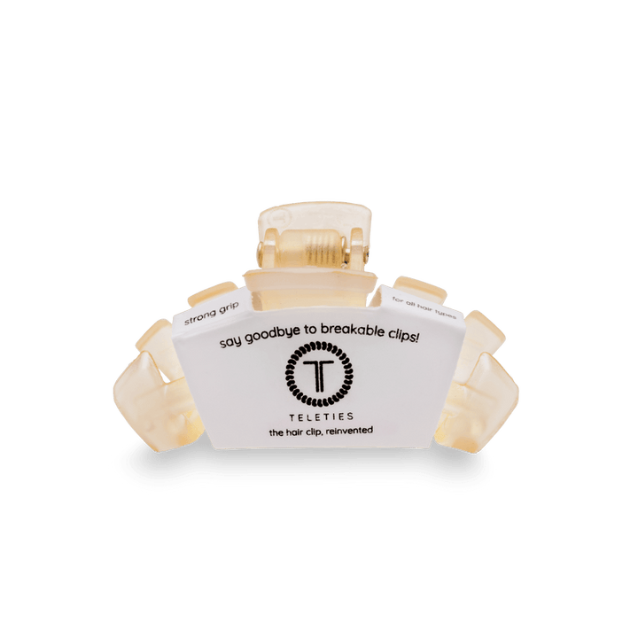 Teleties Classic Almond Beige Tiny Claw Hair Clip