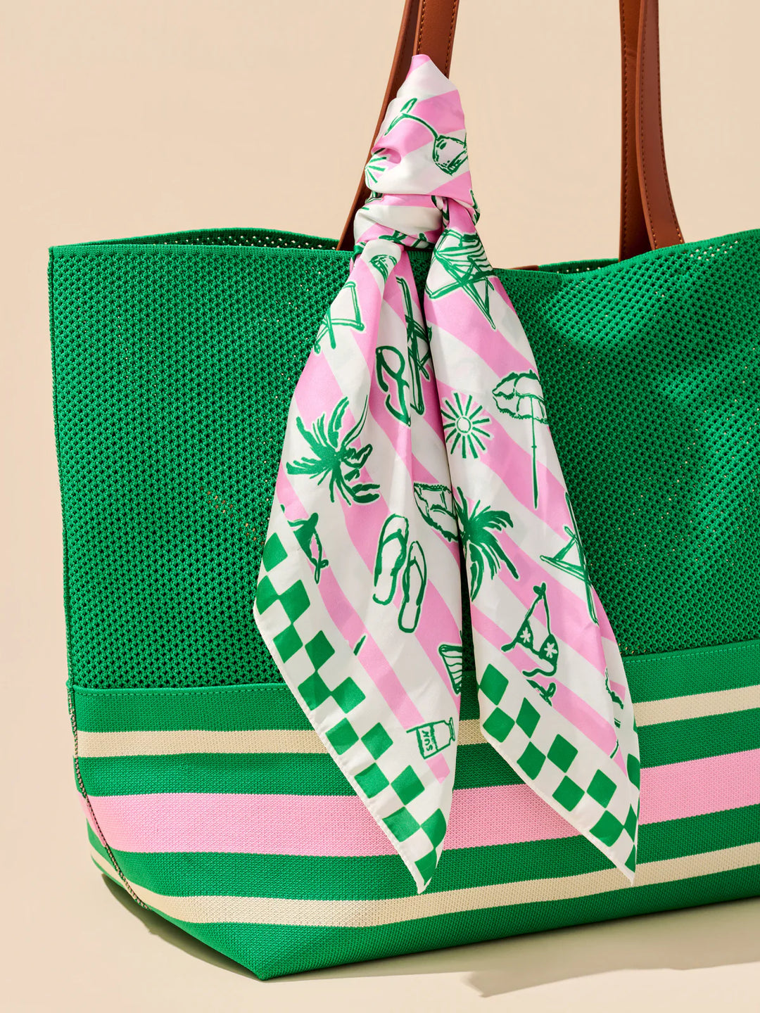 Pink Tropical Scarf