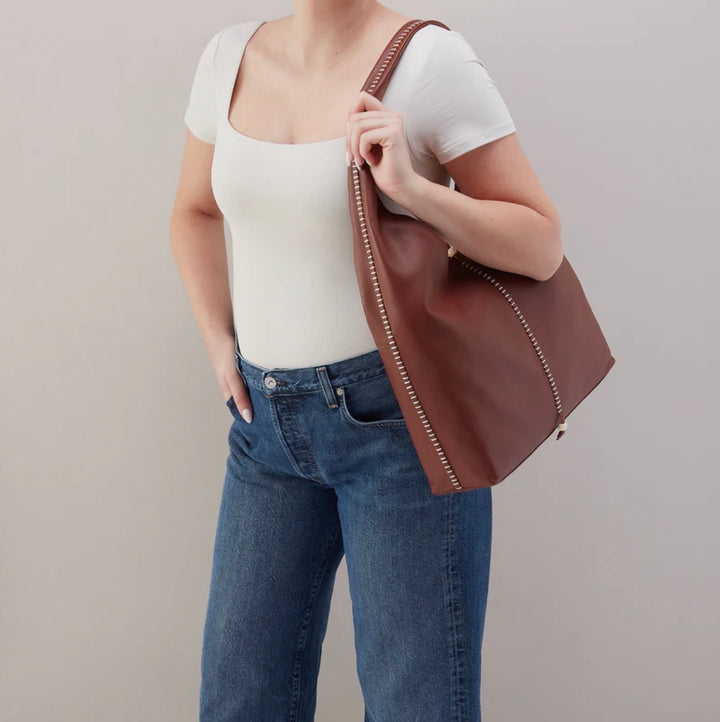 La Jolla Bag | Cloud Leather Cocoa Bean