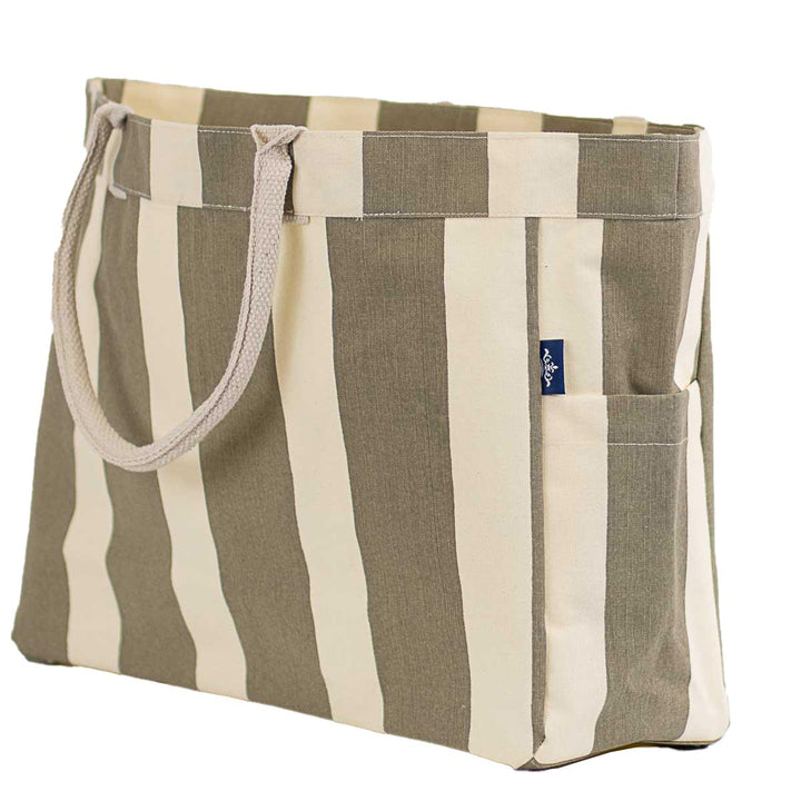 Cabana Stripe Durham Tote | Natural/Natural
