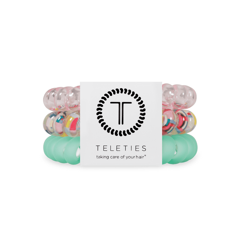 Teleties Spring Splash Large Hair Ties 