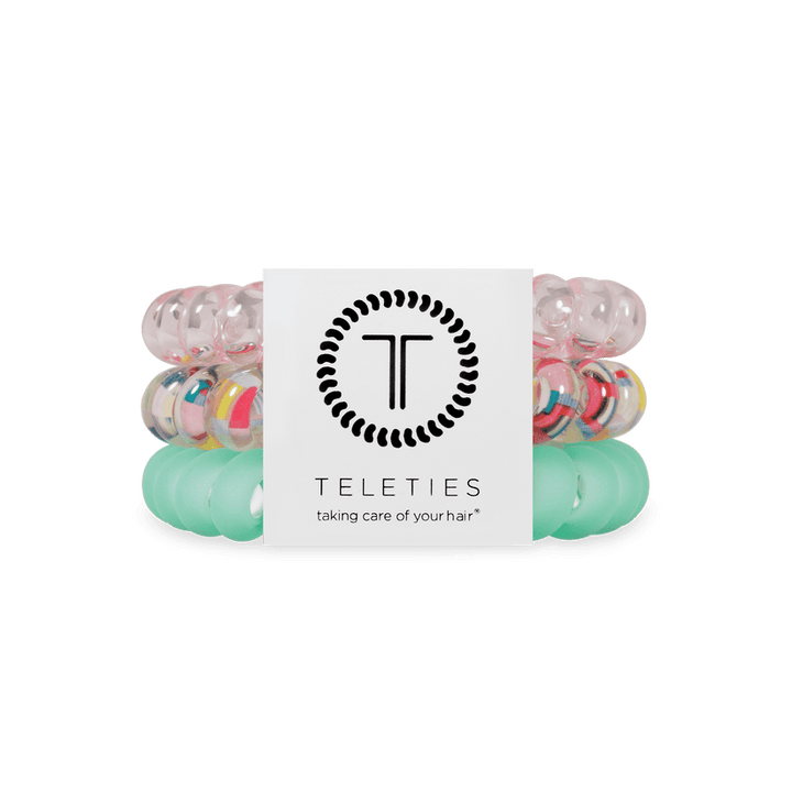 Teleties Spring Splash Large Hair Ties 