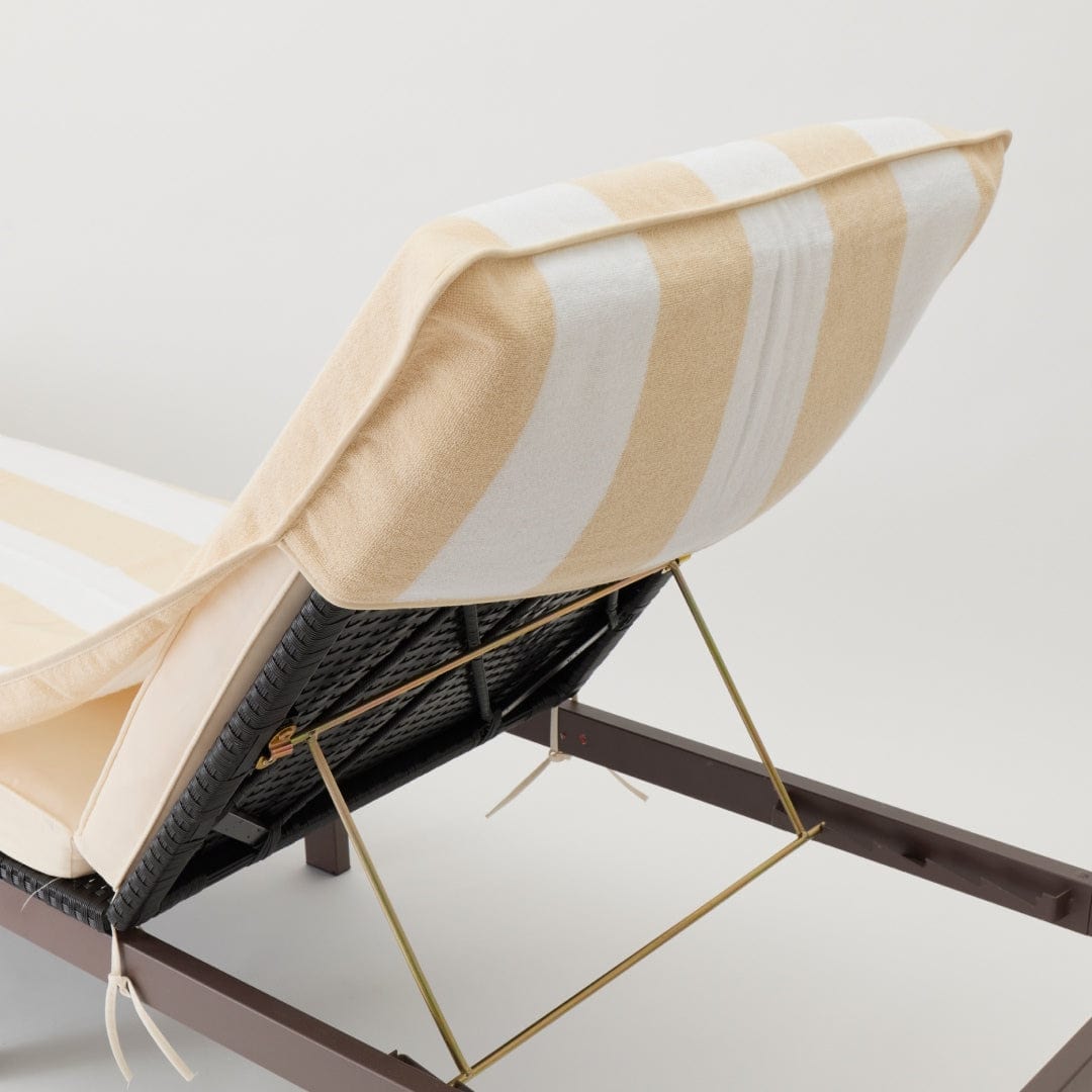 Pool Lounge Cover | Sand Stripe