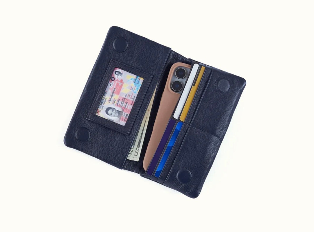 Lumen Continental Wallet | Ink Navy