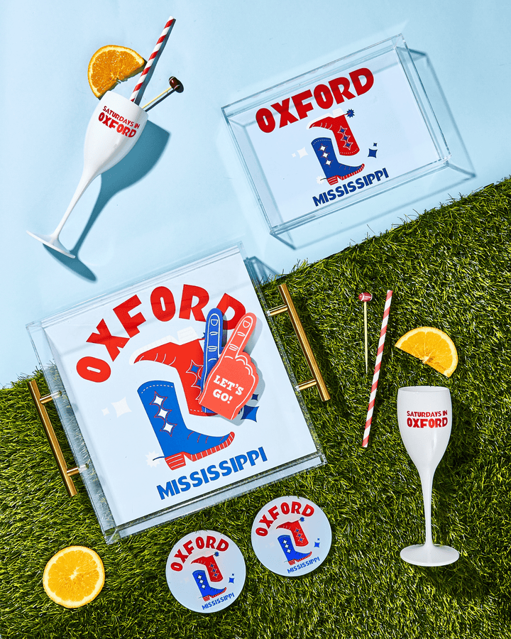 Oxford, Mississippi Acrylic Coaster - Set of 4