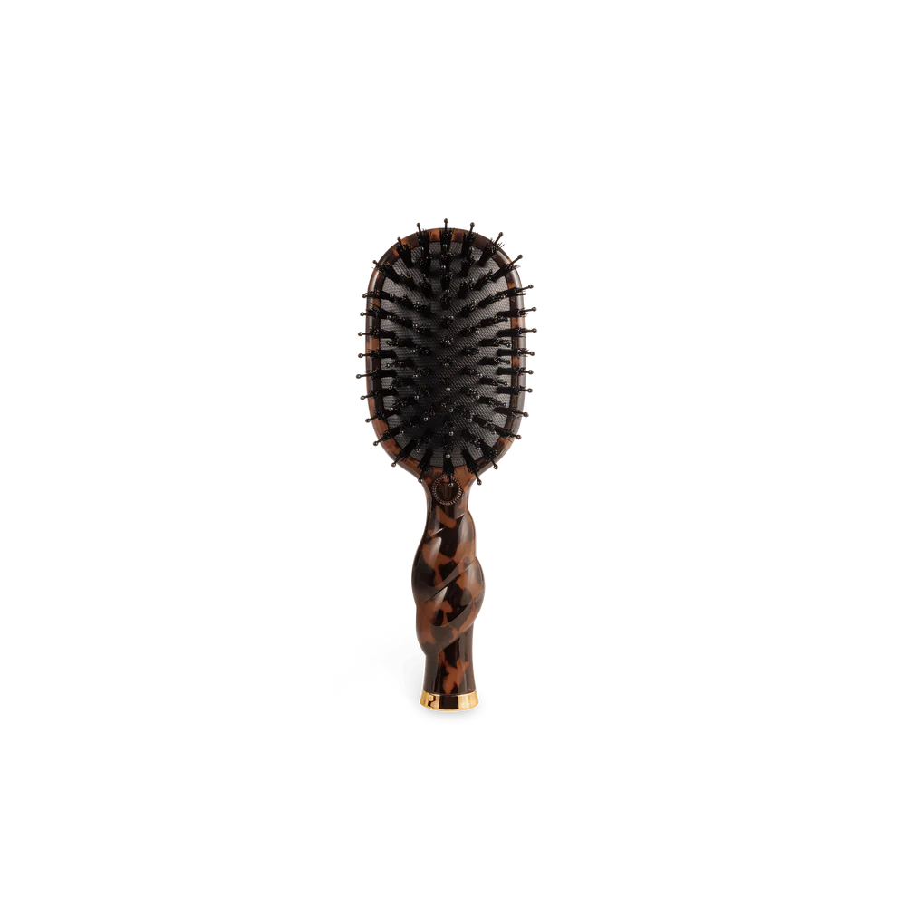 Teleties Mini Boar Bristle Hair Brush Tortoise
