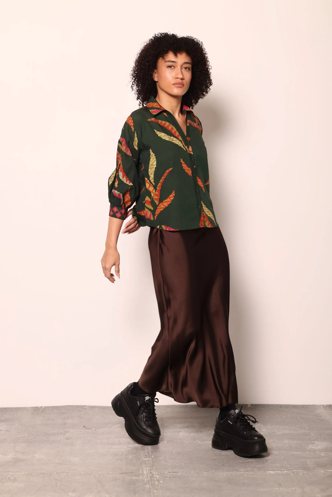 Forest Stitch Elsa Top