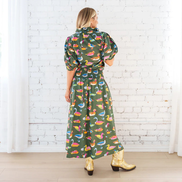 SUTTON SKIRT OLIVE DUCK