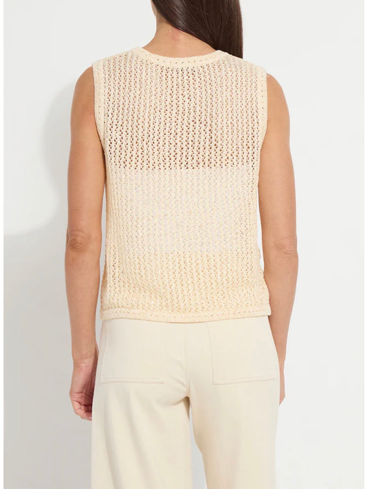 Avery Sequined Knit Shell | Coco Sequins
