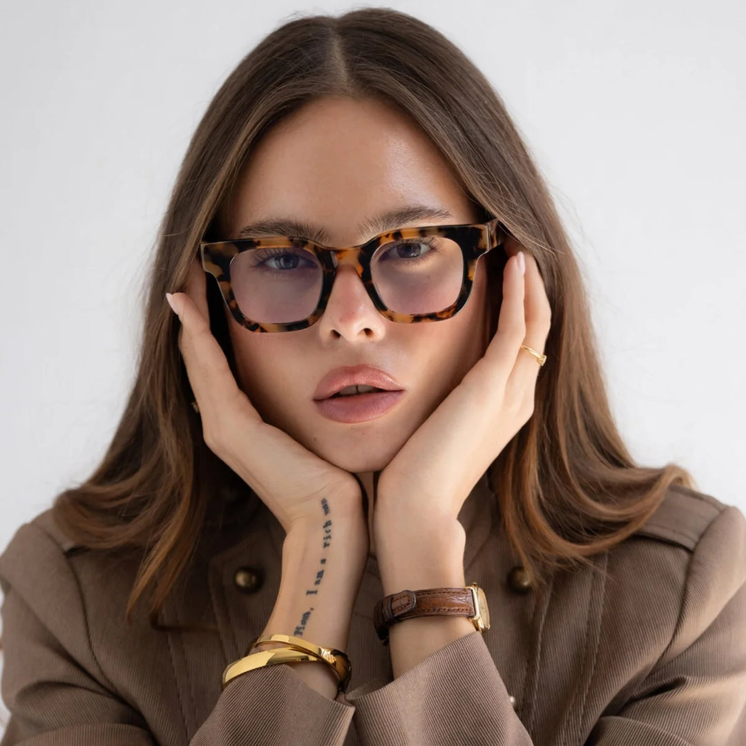 Atlas Blue Light Glasses | Tortoise