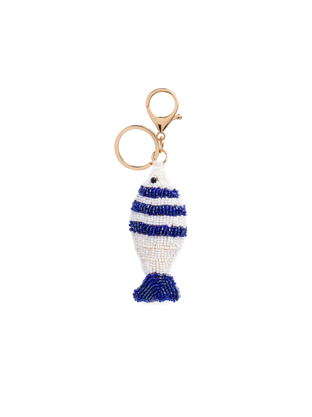 Beaded Fish Keychain