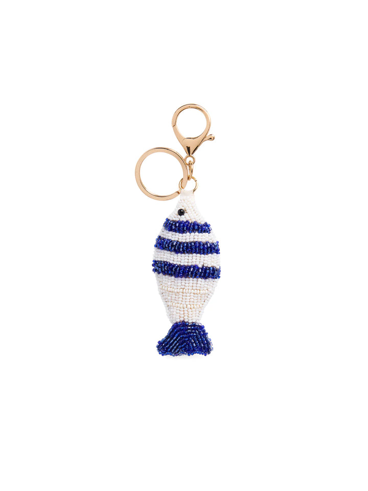 Beaded Fish Keychain