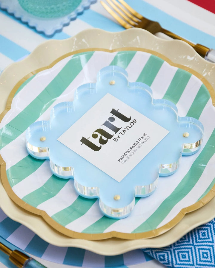 Light Blue Mini Acrylic Picture Frame