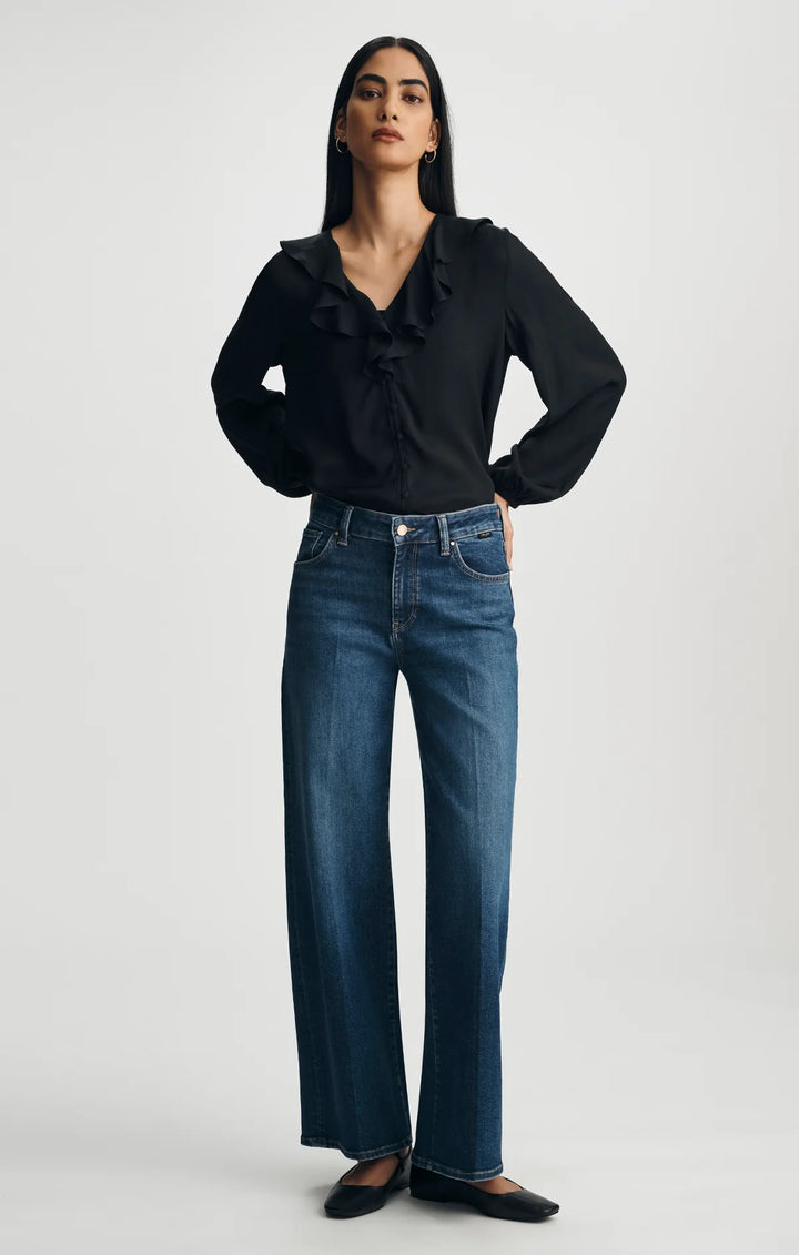 Paloma Wide Leg Jeans
Mid Rise | Dark Brushed Gold Premium