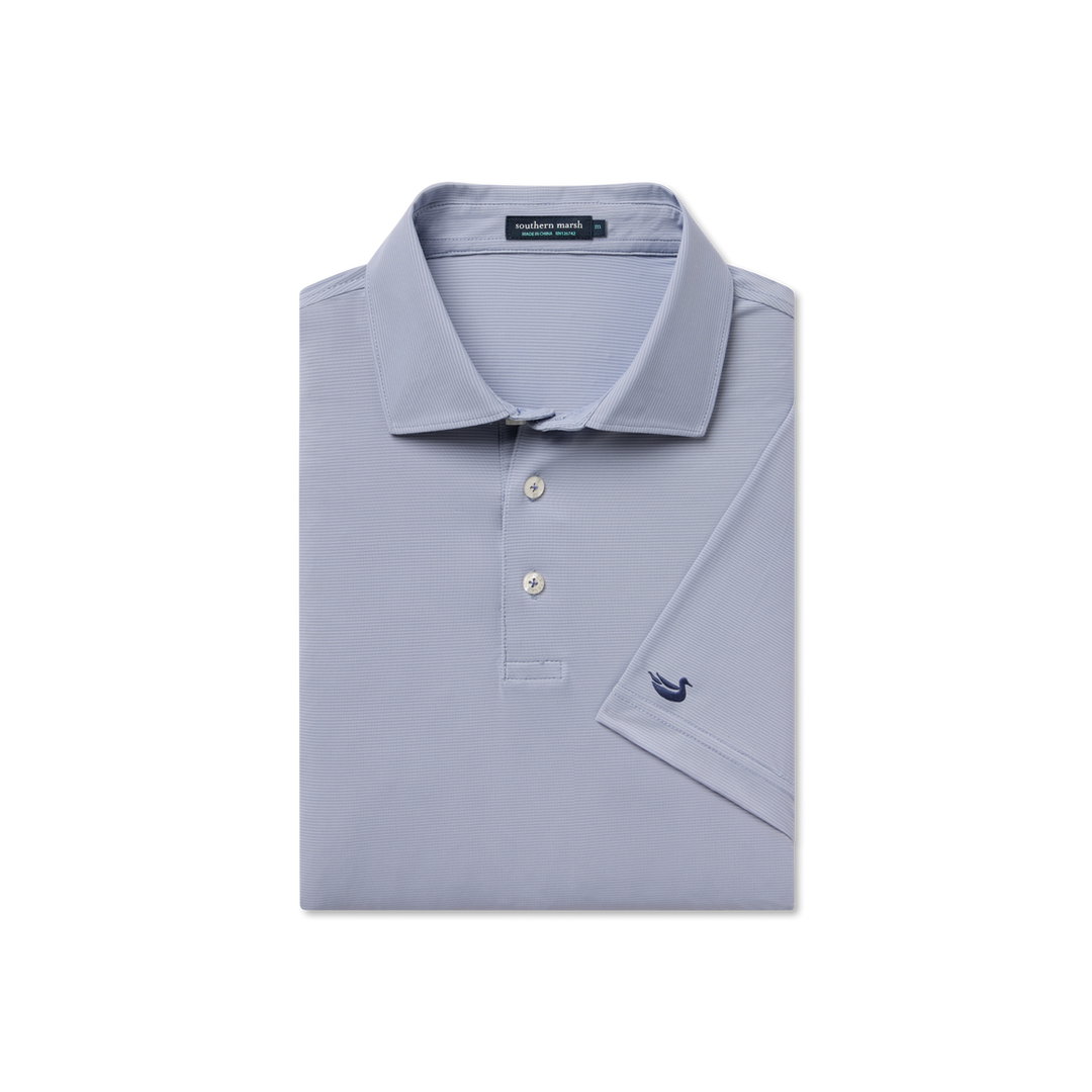 Southern Marsh Santa Clara Performance Polo | Washed Slate