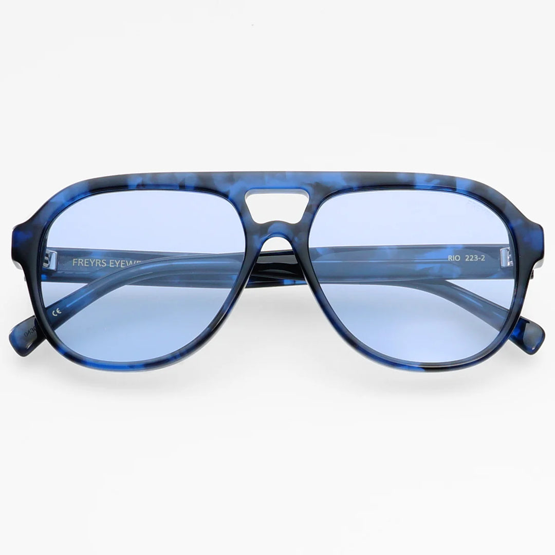 Freyrs Rio Sunglasses Blue Tortoise