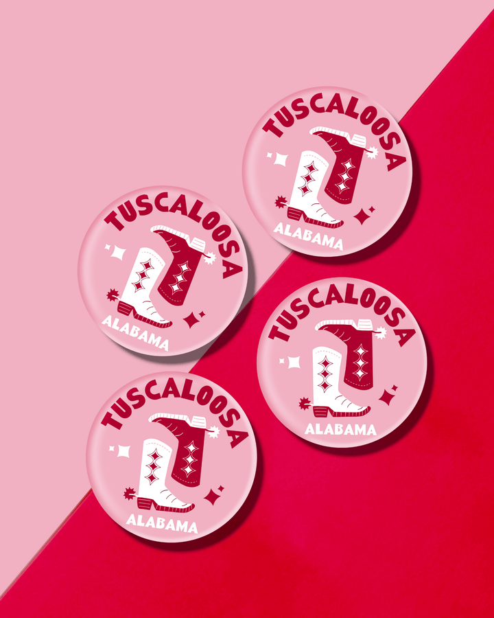 Tuscaloosa, Alabama Acrylic Coaster - Set of 4