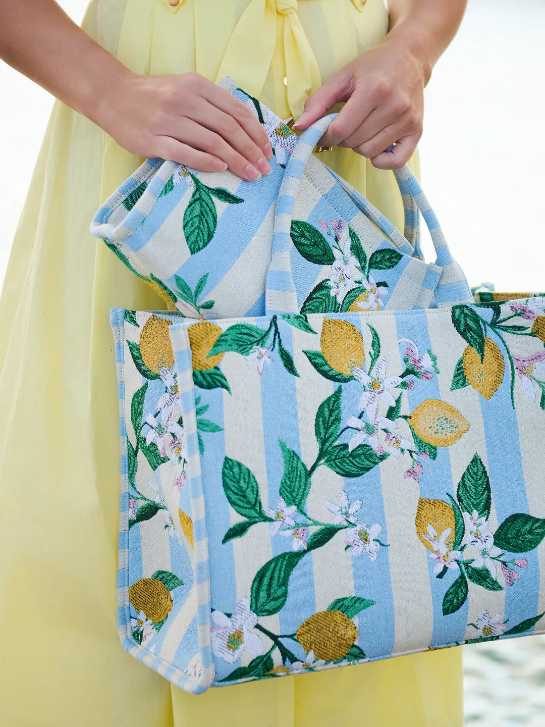 Blue Lemon Jaq Wristlet