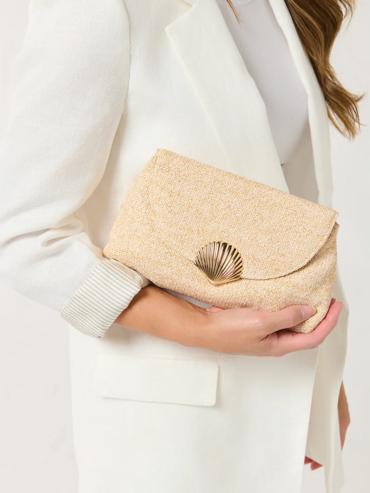 Kaia Clutch - Ivory