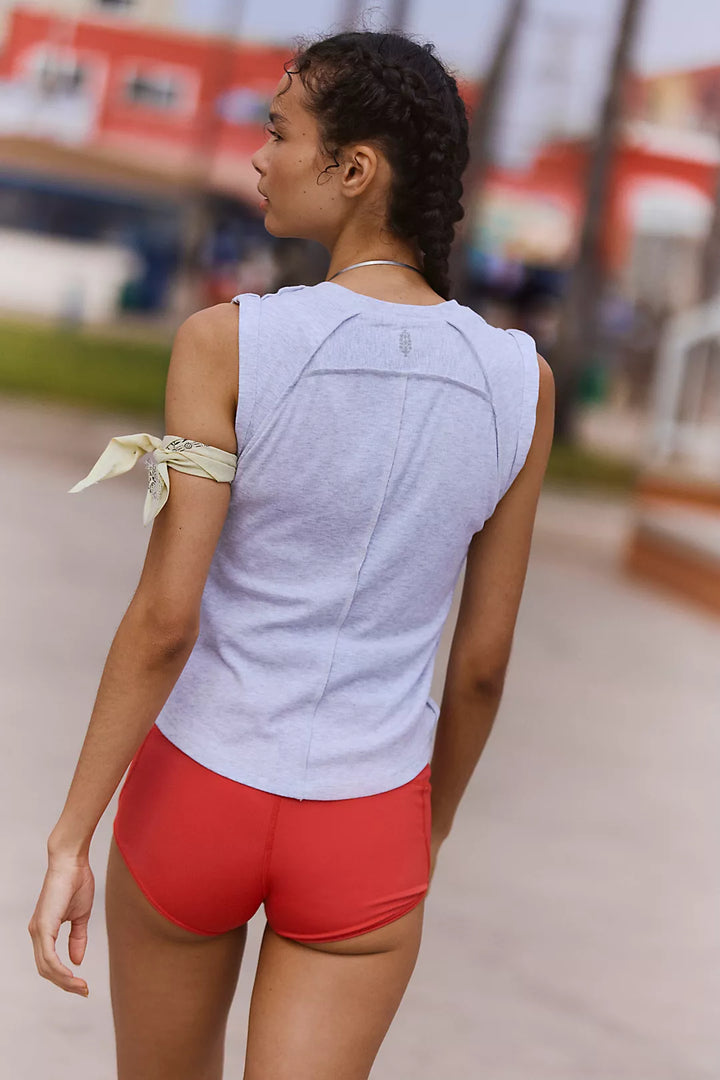 Love My Twist Muscle in White Heather Grey
