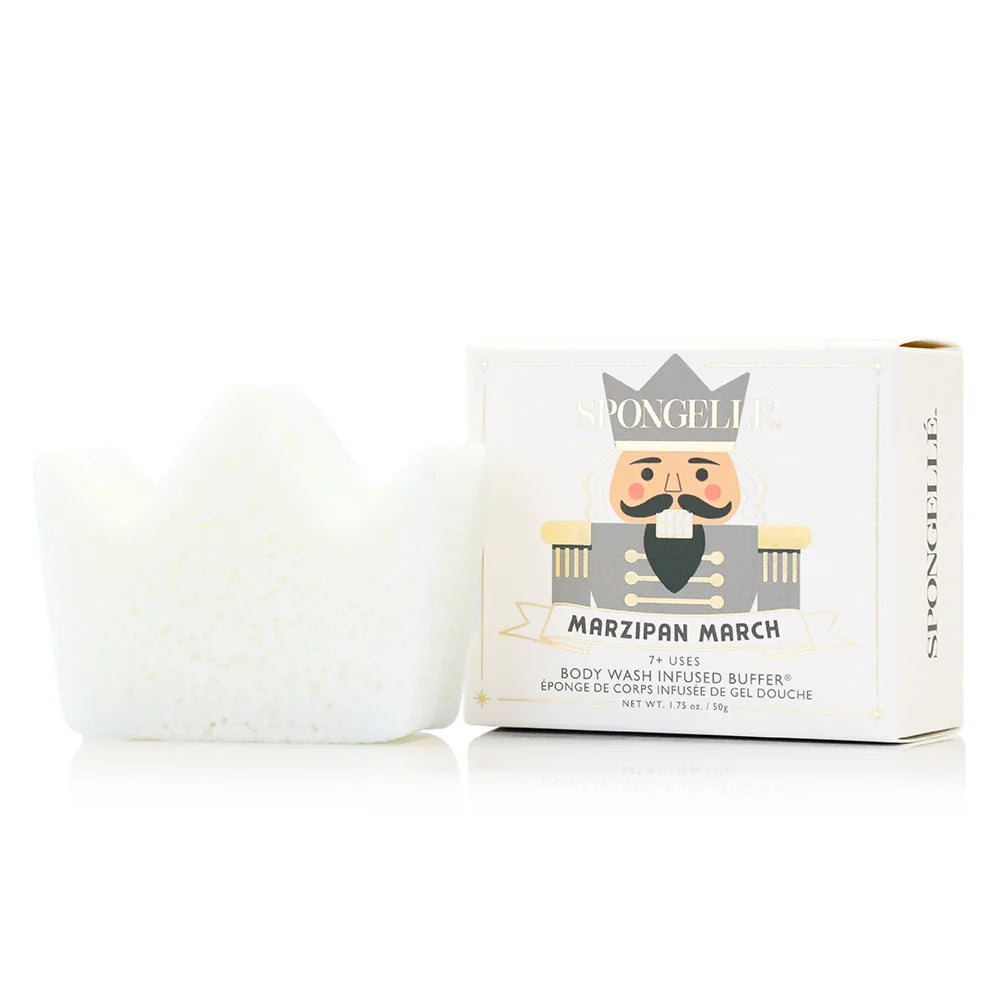 Spongelle Marzipan March Body Buffer Holiday Nutcracker