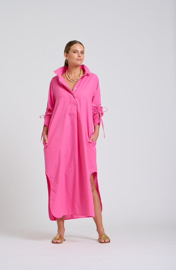 Shirty Millie Dress Shirtdress | Hot Pink 