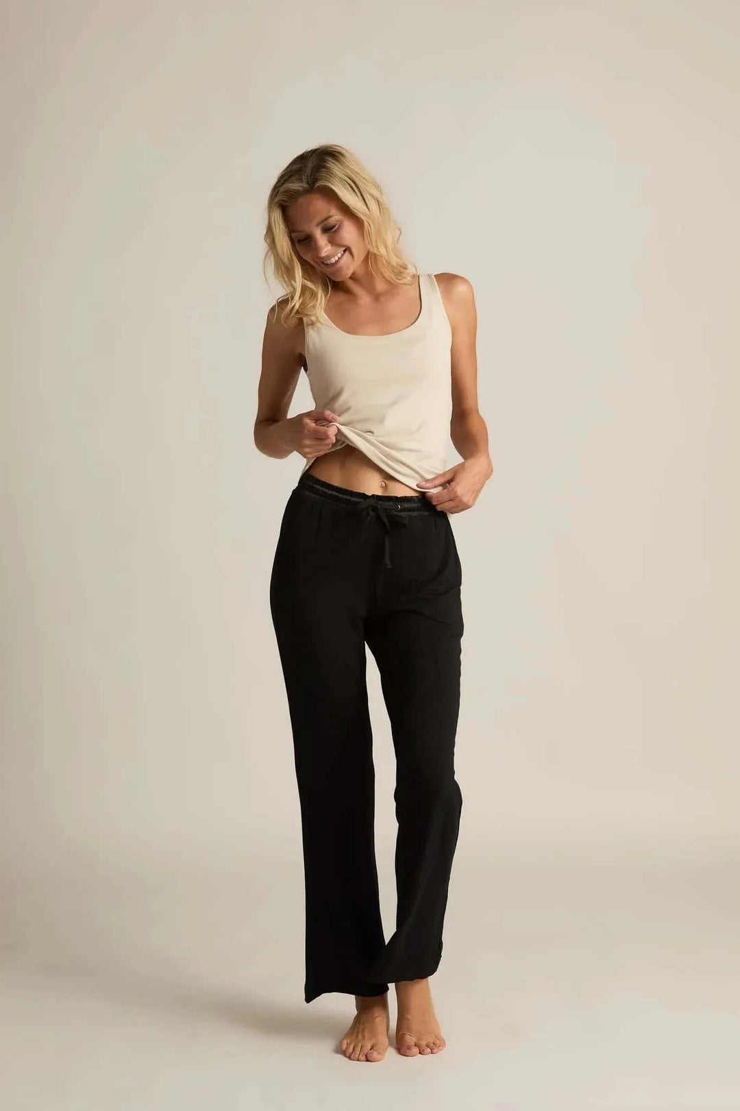 Long Lounge Pants | Black