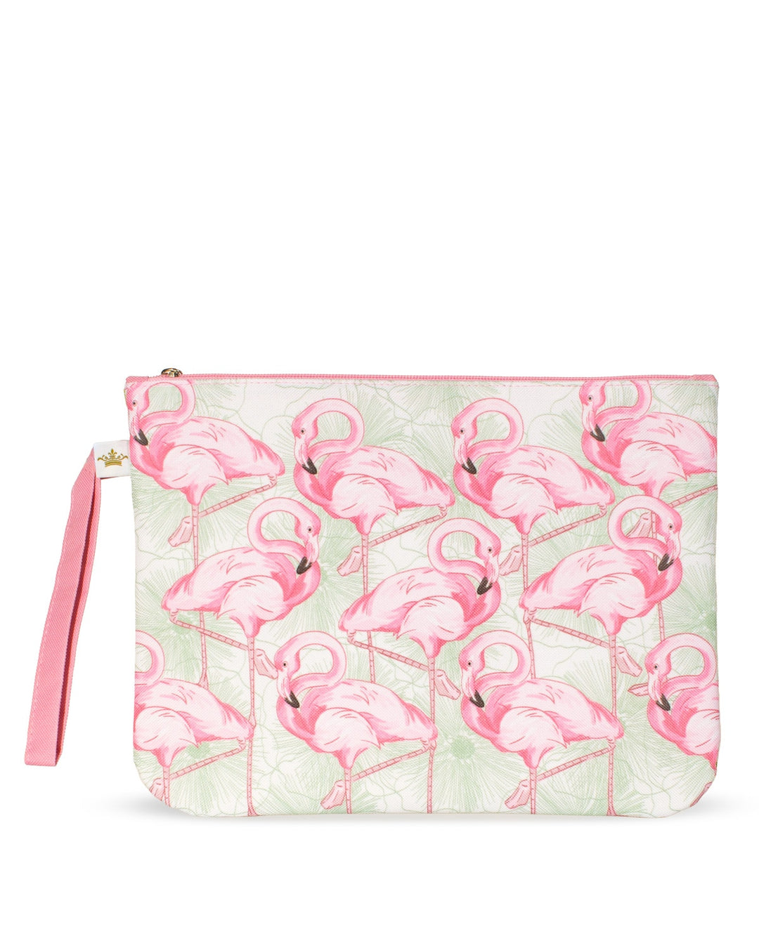 The Royal Standard Bonaire Flamingo Wet/Dry Bag | Green/Pink/Multi