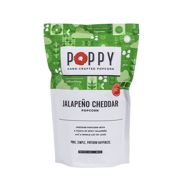 Jalapeño Cheddar Poppy Popcorn