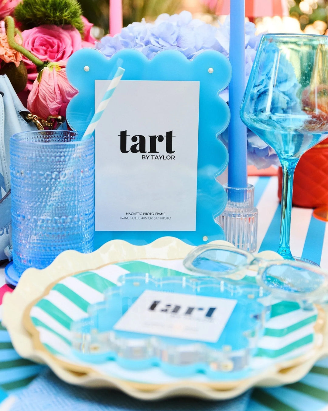 Capri Blue Acrylic Picture Frame