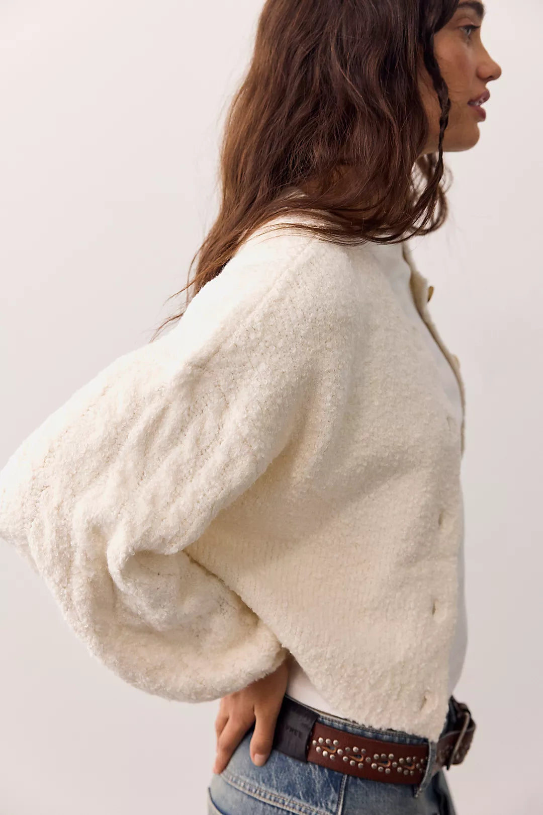 Thistle Cardi in Sugar Swizzle