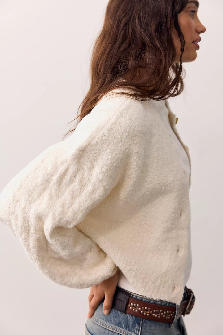 Thistle Cardi in Sugar Swizzle