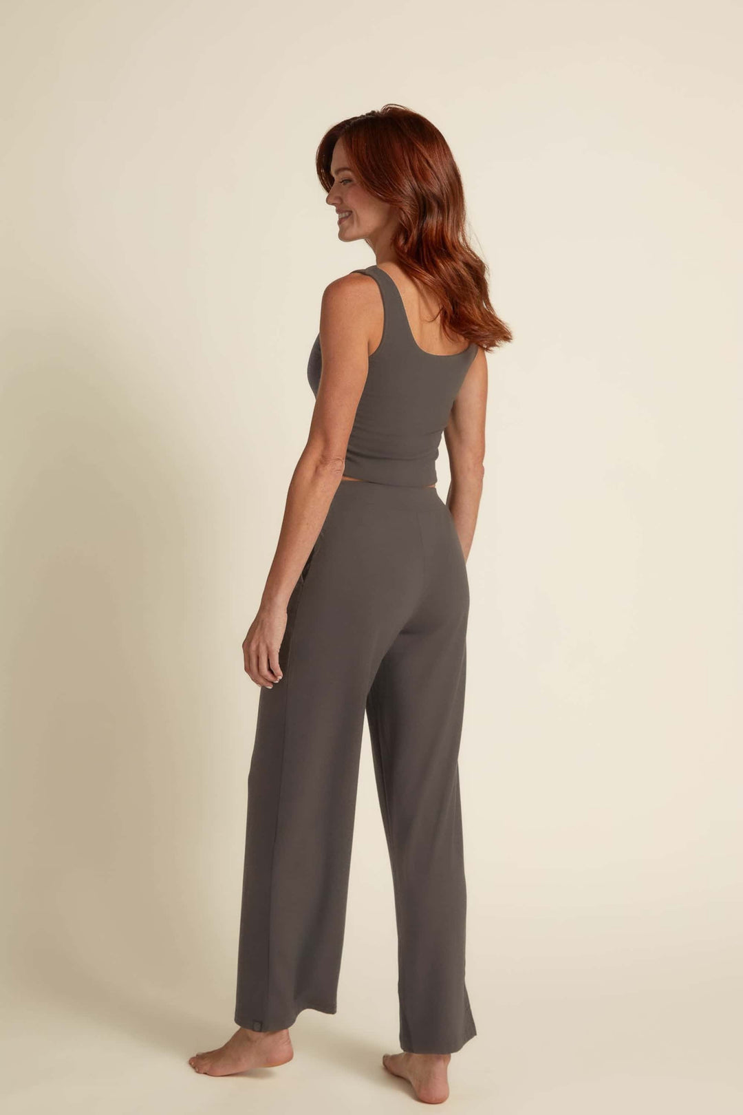Soft Collection Straight Leg Pant / Soft Grey