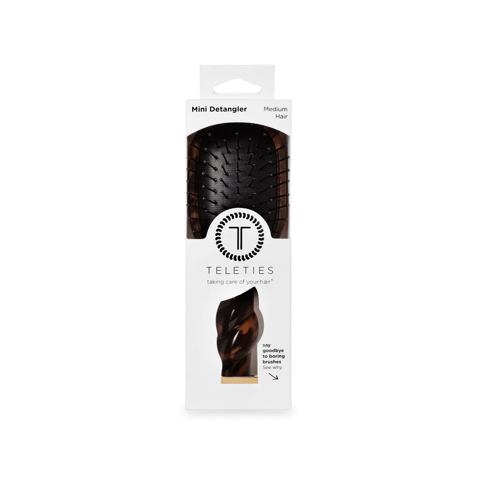 Mini Detangler Hair Brush for Medium Hair | Tortoise