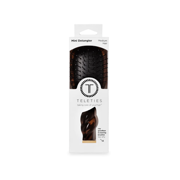 Mini Detangler Hair Brush for Medium Hair | Tortoise