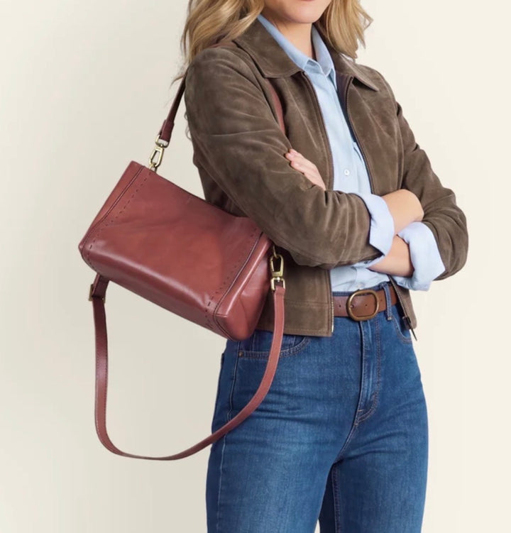 Seneca Shoulder Crossbody | Rosewood