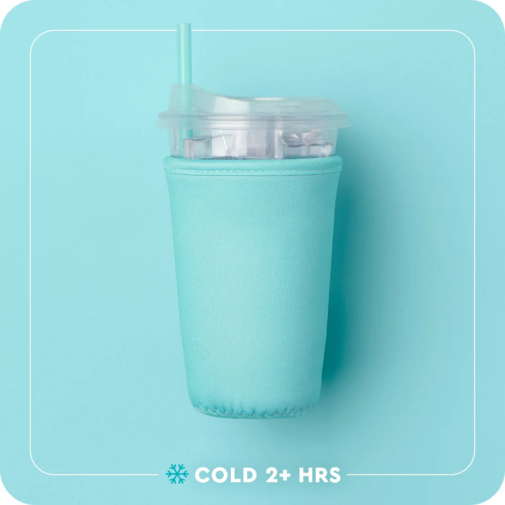 Gameday Gingham Crimson Iced Cup Coolie (Small)