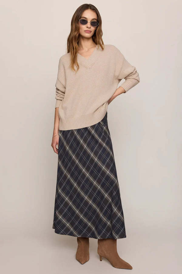 Z-Supply Crestview Plaid Skirt Eclipse