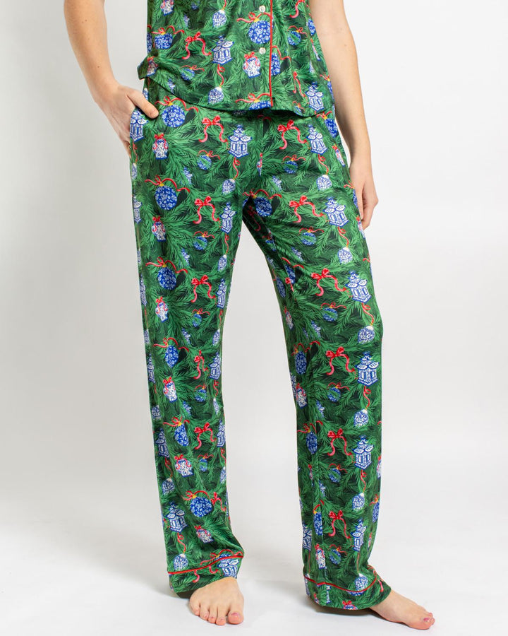 The Royal Standard Spruce It Up Sleep Pants | Green &amp; Multi