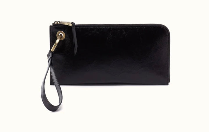 Hobo Jett Wristlet Black
