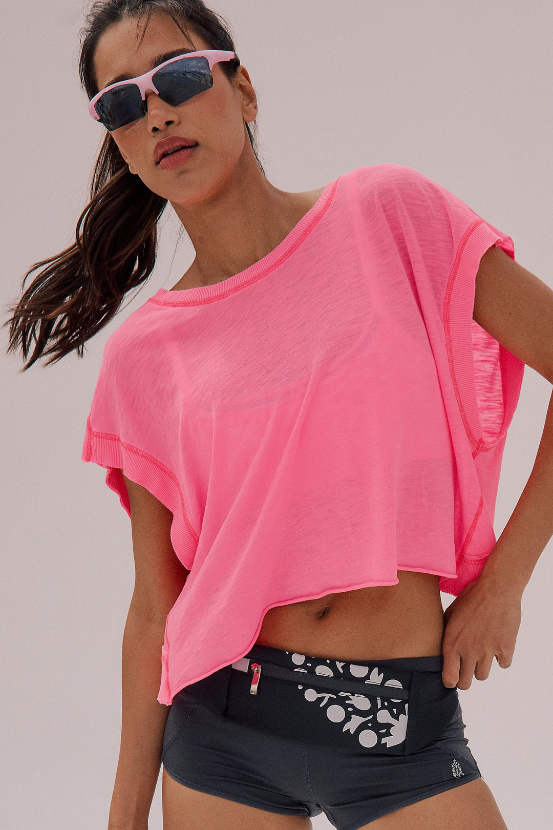 My Time Tee | Hot Pink