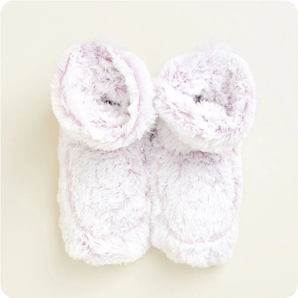 Lavender Marshmallow Warmies Boots*