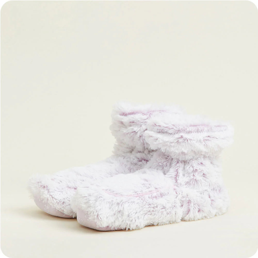 Lavender Marshmallow Warmies Boots*