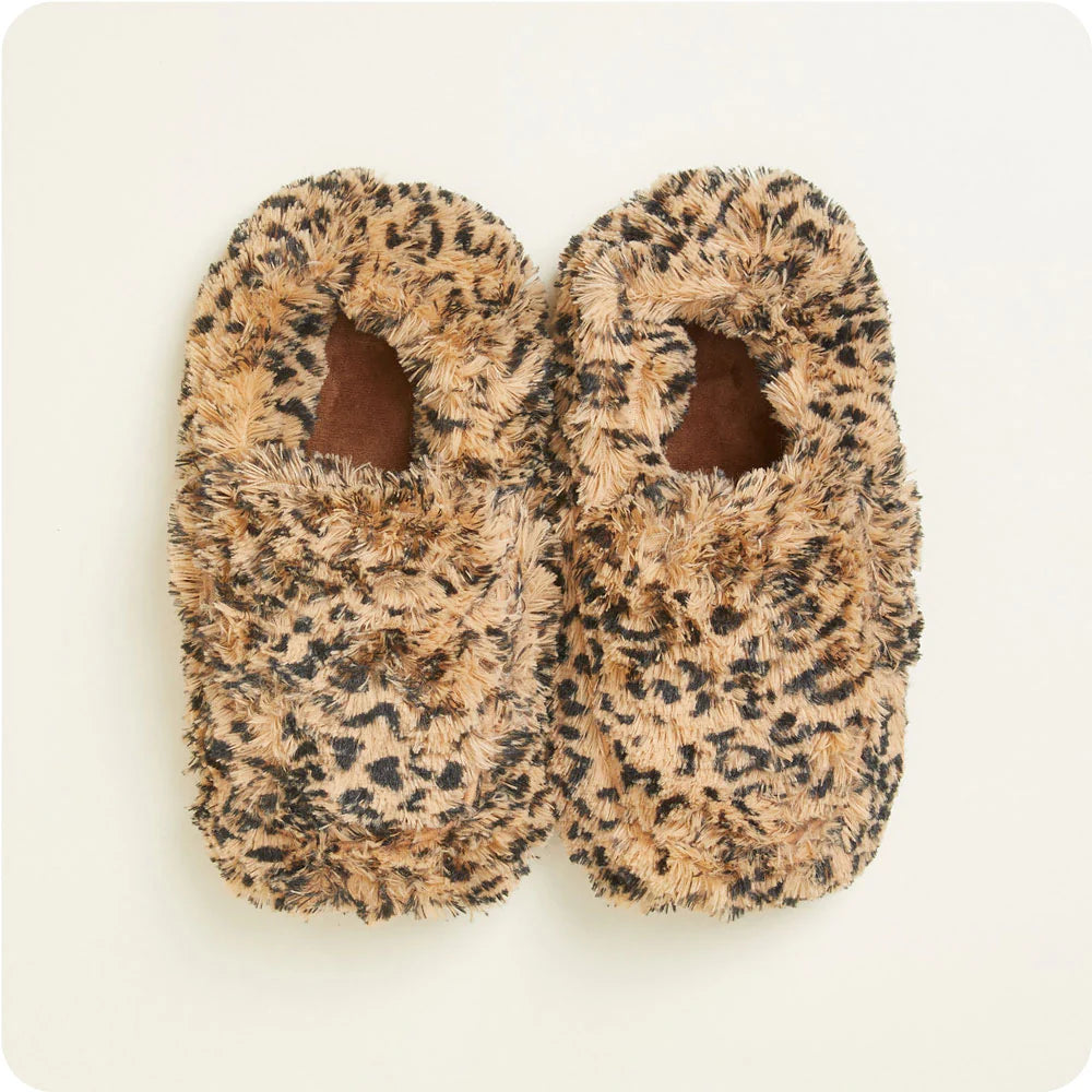 Leopard Warmie Slippers*