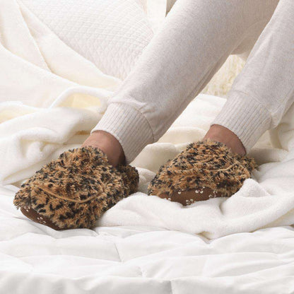 Leopard Warmie Slippers*